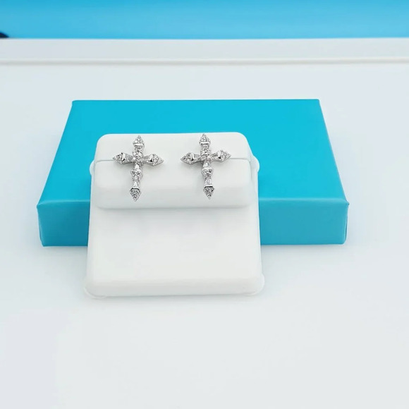 - "925 Sterling Silver CZ Beautiful Earrings for Women, 1USPAR4112 - Picture 11 of 11